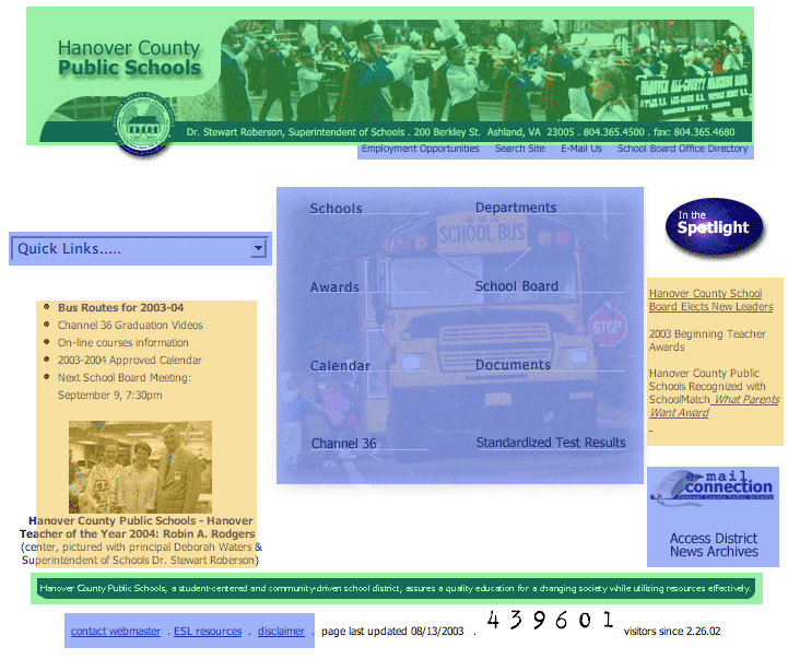 pict of hanover website