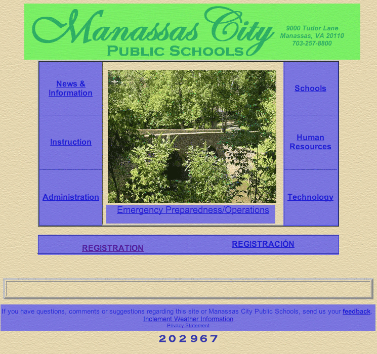 pict of manassas city public schools site