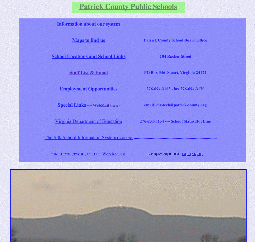 pict of patrick county web page