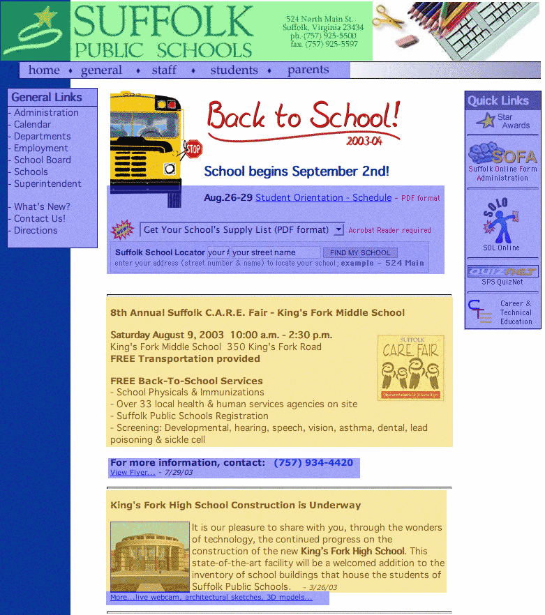 pict of suffolk web page