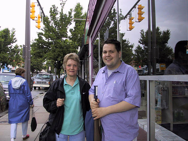 Picture of John and his mother.