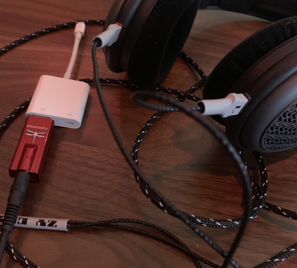 headphones and dongles